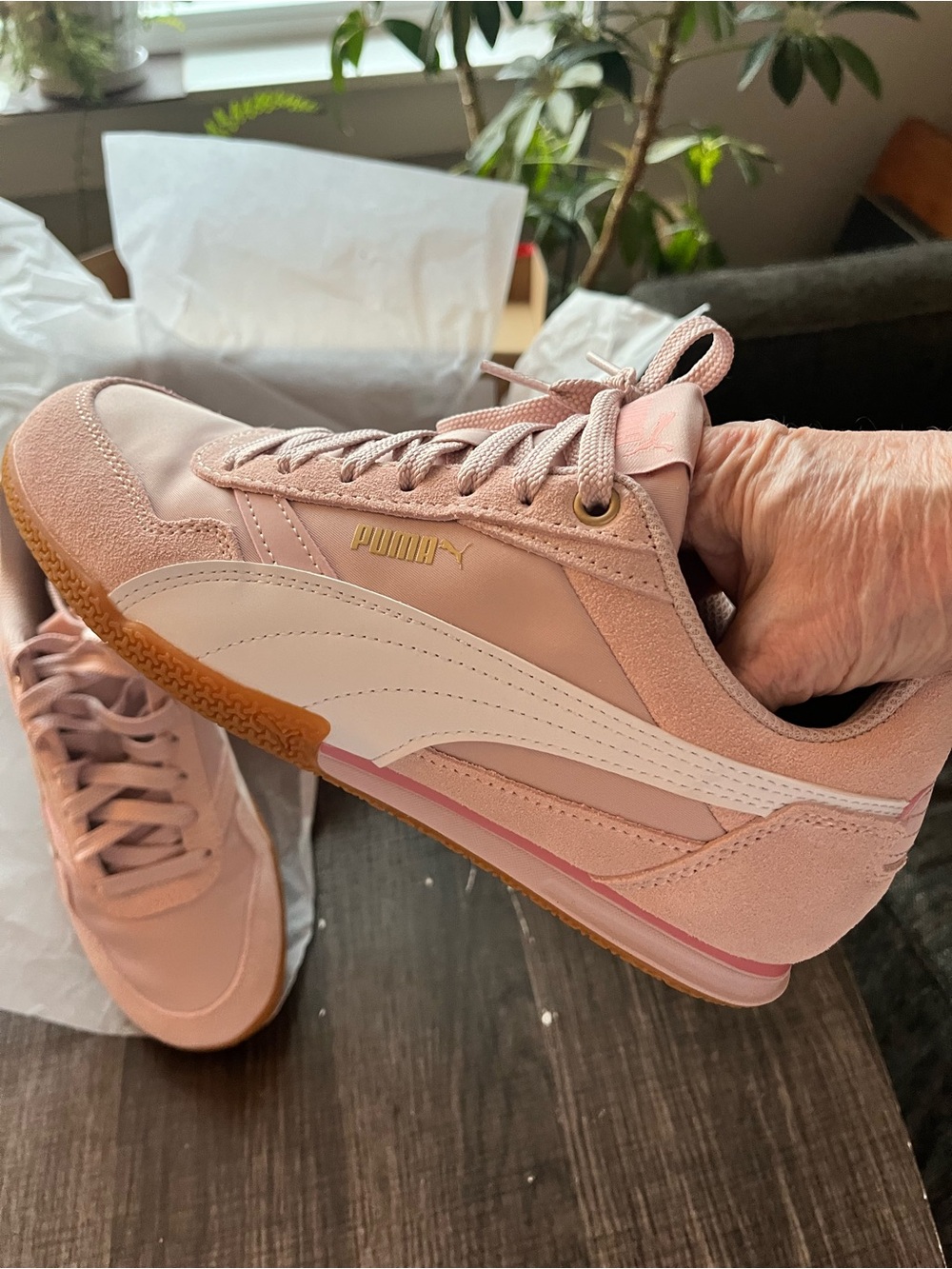 Puma Bella Donna Pink Sneakers, Size 7, Like New Condition - Picture 12 of 14
